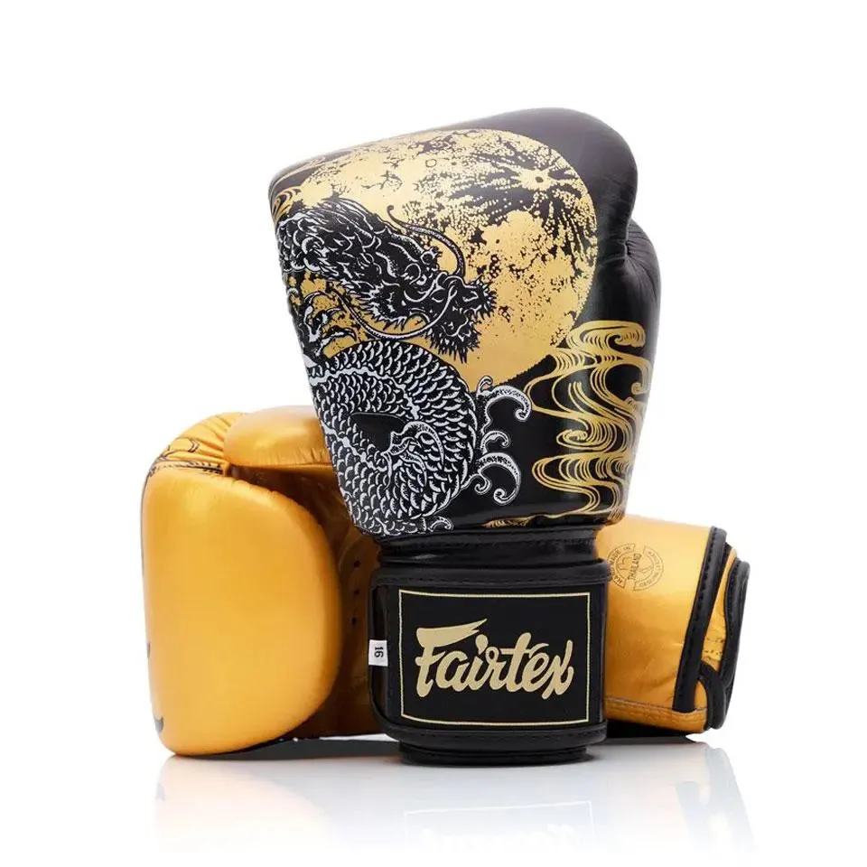 Fairtex Harmony Six Black Gold Boxing Gloves