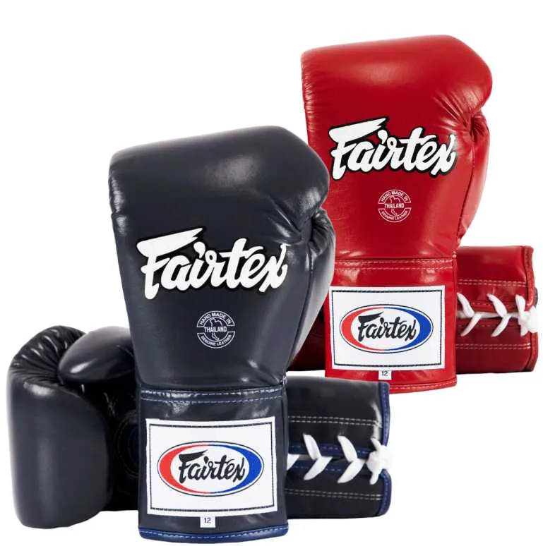 Fairtex Lace-Up Boxing Gloves