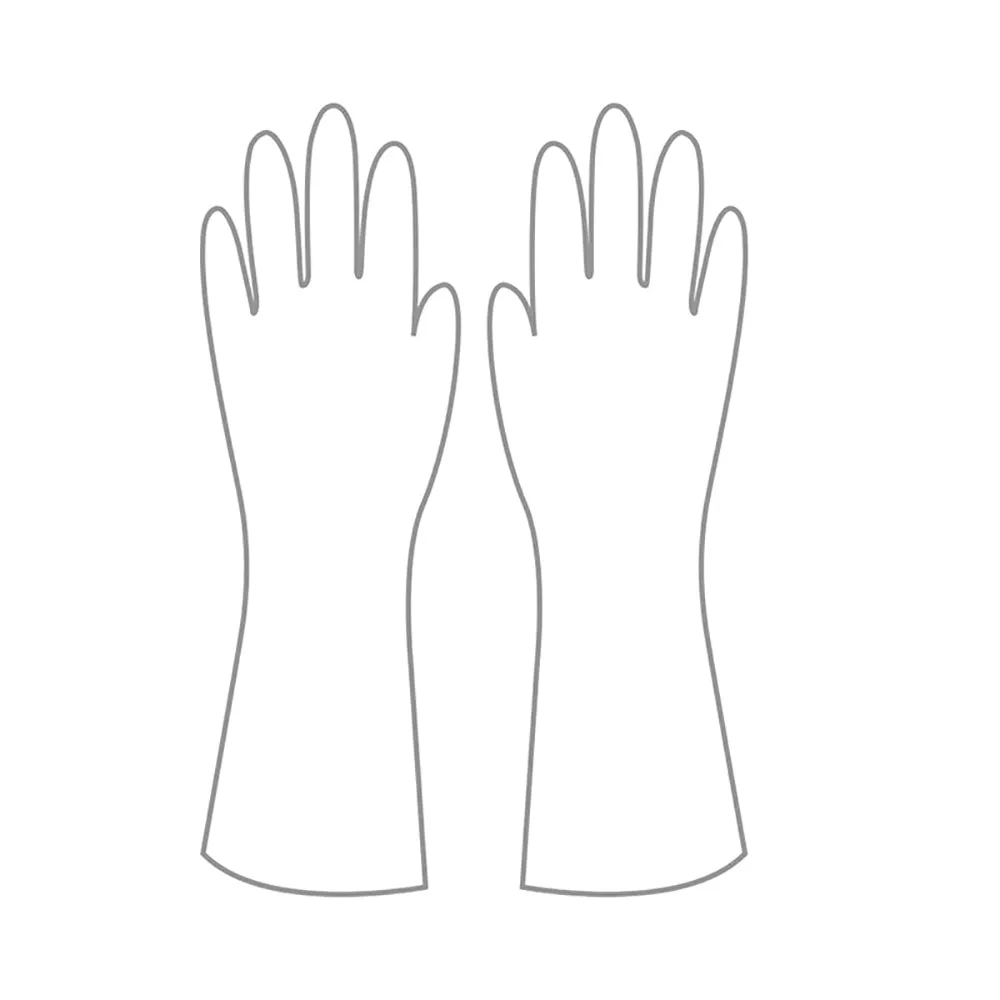 FaSoLa Nitrile Household Gloves S Size - Semi-Transparent White, 30 Pieces