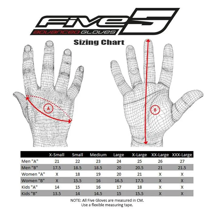 FIVE RFX4 EVO Glove - Black White Red