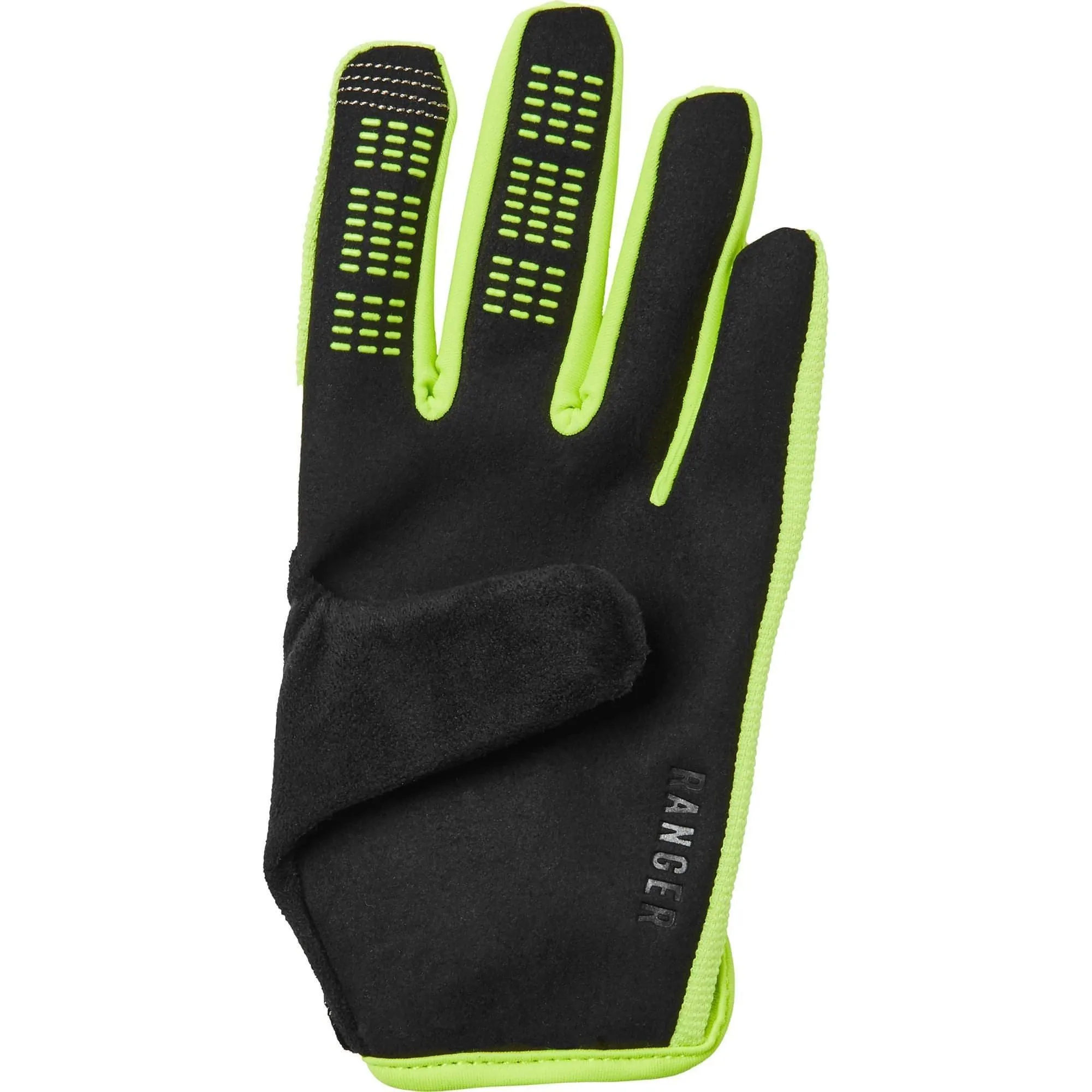 Fox Ranger Full Finger Junior Cycling Gloves - Yellow