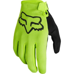 Fox Ranger Full Finger Junior Cycling Gloves - Yellow