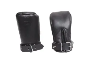 Genuine Leather Bondage Gloves