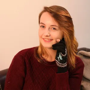 Gestricktere Touchscreen-Handschuhe (Ein Paar)