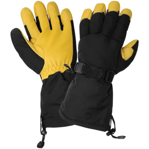 Global Glove & Safety SG7300INT Premium Grade Grain Deerskin Leather Palm, Low Temperature, Waterproof Gloves Insulated with 3M™ Thinsulate™