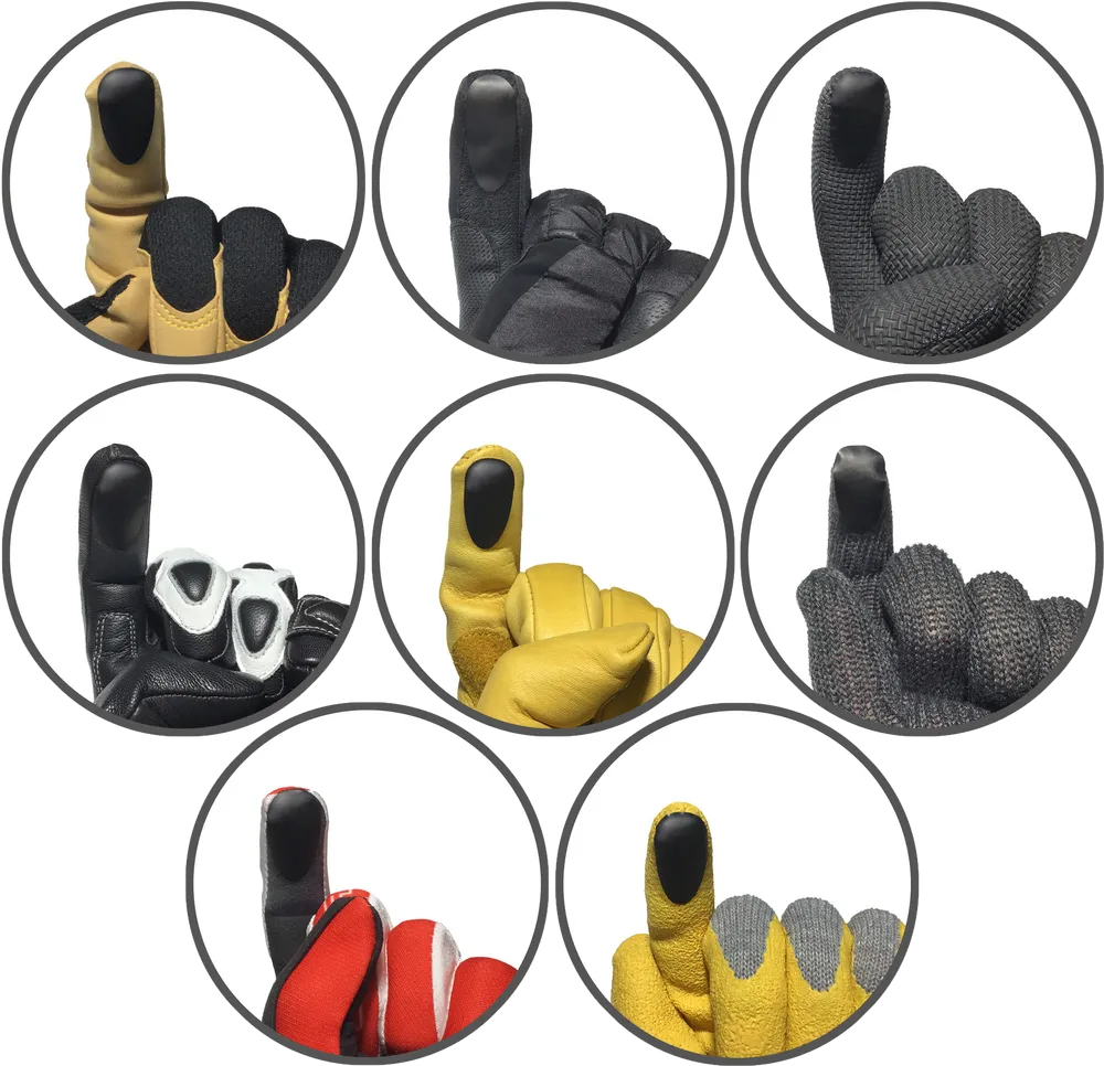 GLOVETACTS TOUCHSCREEN STICKERS FOR GLOVES 10/PK