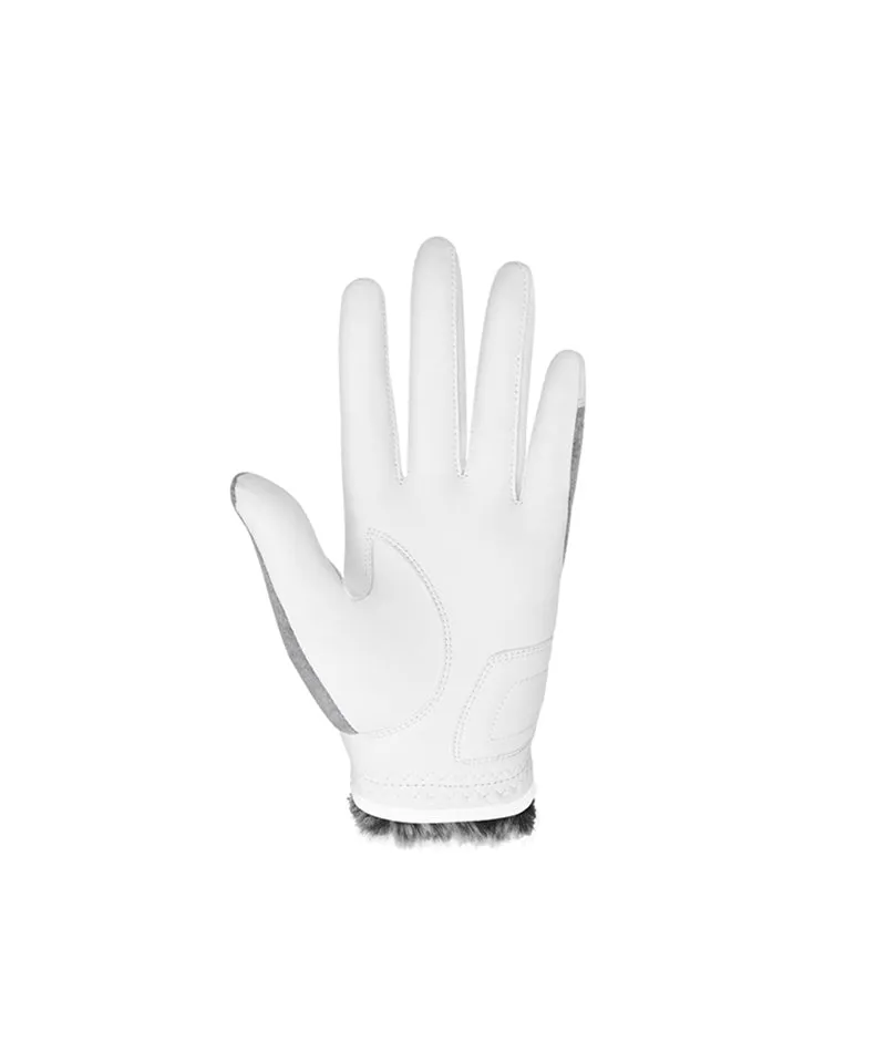 Gmax Sheep Skin Winter Golf Gloves For Women (Both Hands) - Gray