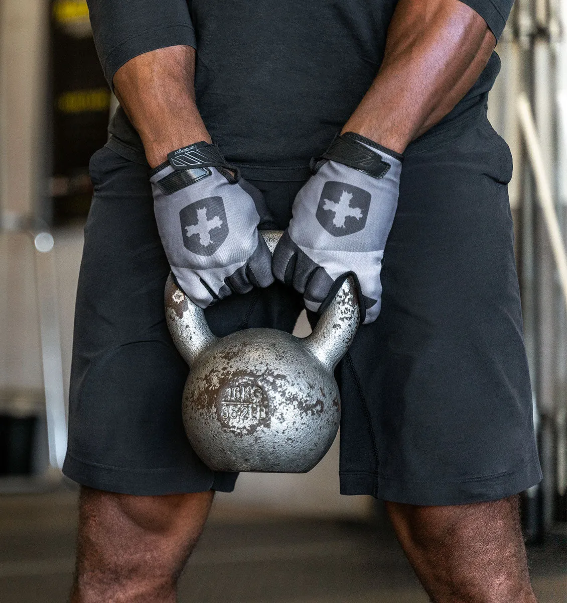 Harbinger Men's Shield Protect Weight Lifting Gloves - Black