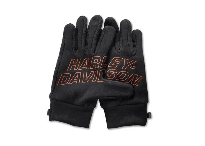 Harley-Davidson Men's Combustion Windproof Fleece Gloves CL