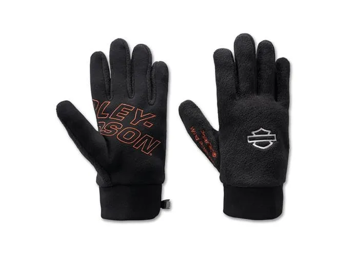 Harley-Davidson Men's Combustion Windproof Fleece Gloves CL