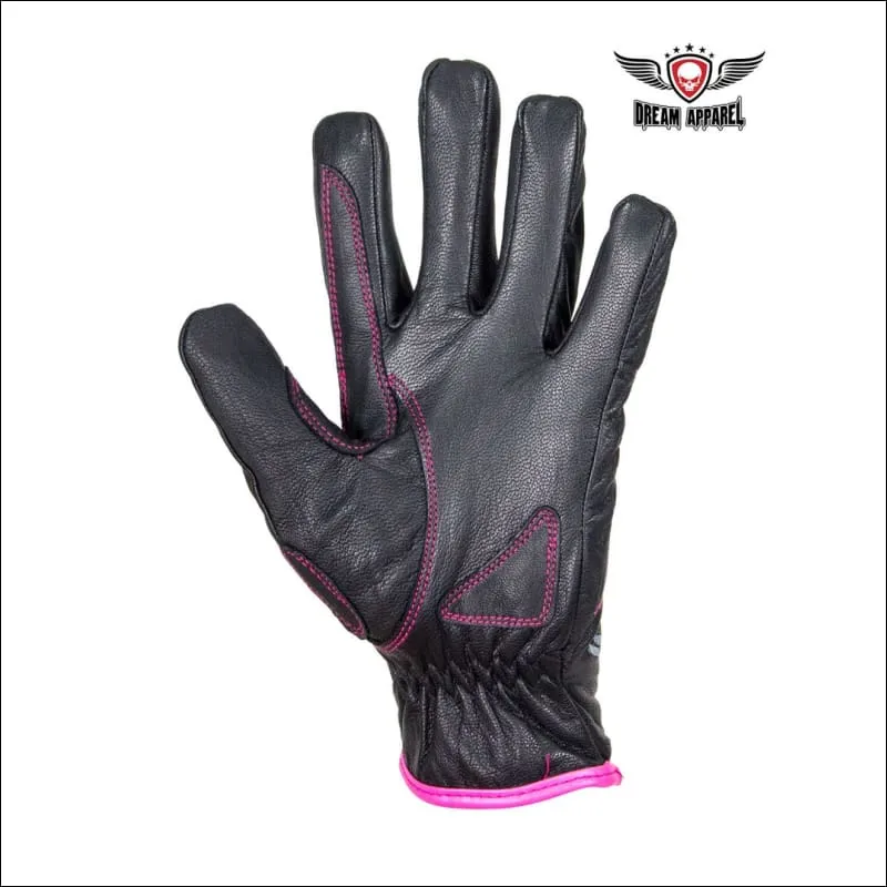 HEART LEATHER GLOVES