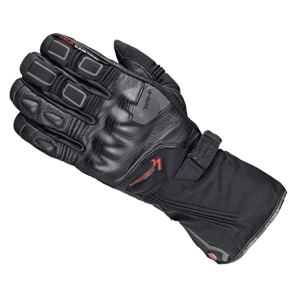 Held Cold Champ Leather Mix Gloves with GTX Membrane Black