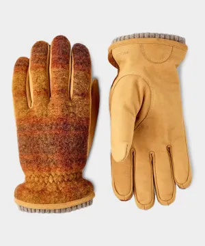 Hestra Noah Glove in Mustard Plaid