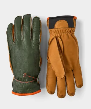 Hestra Wakayama Glove in Forest   Cork