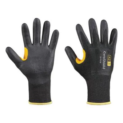 Honeywell CoreShield™ A2/B Coated Cut Resistant Gloves, 10/XL, HPPE, Nitrile Micro-Foam, 13 ga, Grey, 22-7513W/10XL