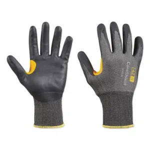 Honeywell CoreShield™ A2/B Coated Cut Resistant Gloves, 7/S, HPPE, Nitrile Micro-Foam, 18 ga, Black, 22-7518B/7S