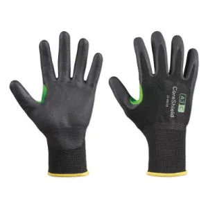 Honeywell CoreShield™ A3/C Coated Cut Resistant Glove, 9/L, HPPE/Basalt, Nitrile Micro-Foam, 13 ga, Black, 23-0513B/9L