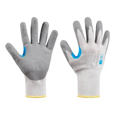 Honeywell CoreShield™ A6/F Coated Cut Resistant Gloves, 8/M, HPPE/Alloy/Basalt, Nitrile Micro-Foam, 13 ga, Grey, 26-0513W/8M