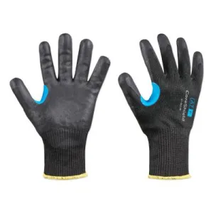 Honeywell CoreShield™ A7/F Coated Cut Resistant Gloves, 6/XS, HPPE/Alloy, Nitrile Micro-Foam, 13 ga, Black, 27-0513B/6XS