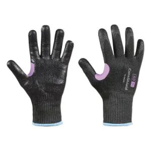 Honeywell CoreShield™ A9/F Coated Cut Resistant Gloves, 6/XS, HPPE/Kevlar®/Alloy, Smooth Nitrile, 10 ga, Black, 29-0910B/6XS