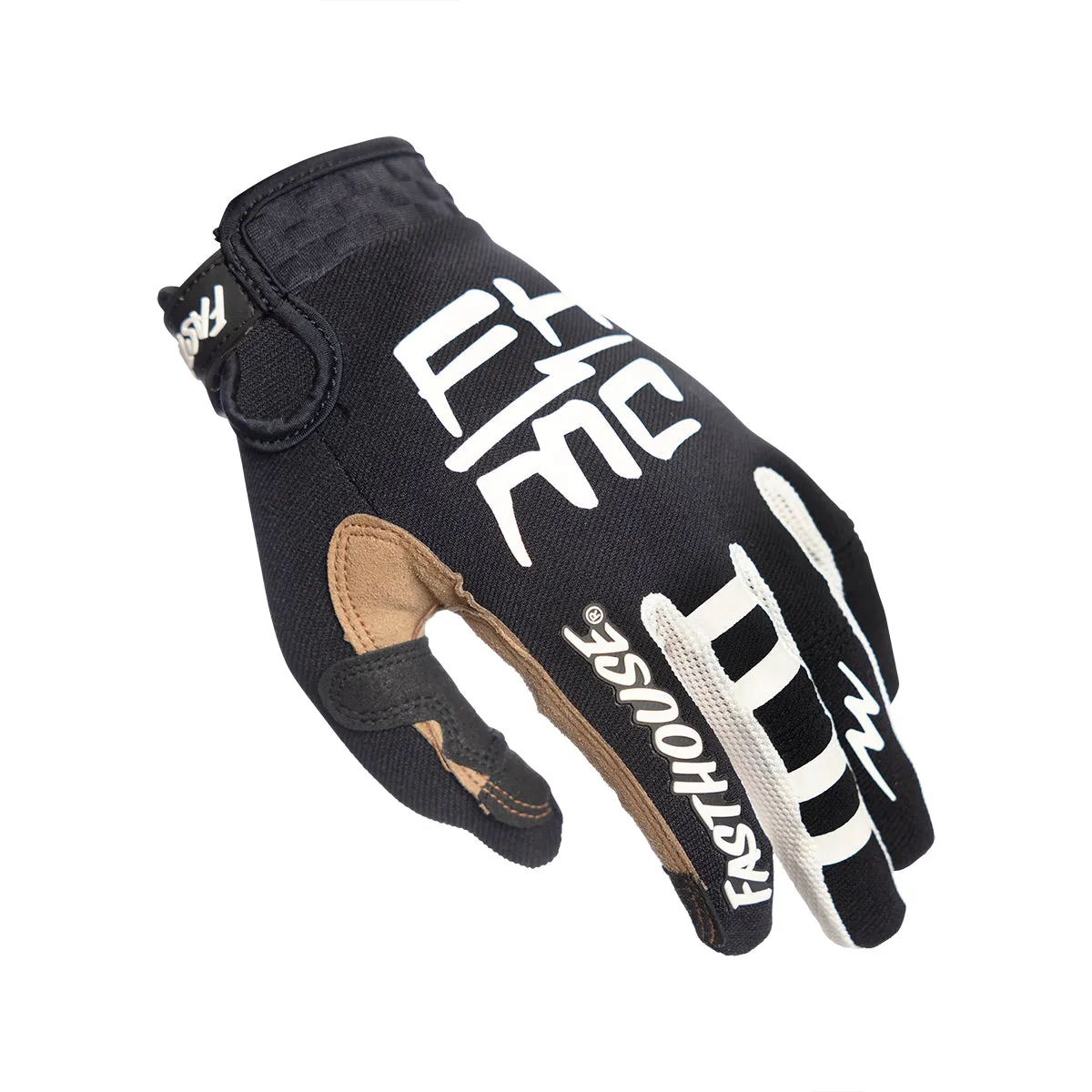 Hot Wheels Speed Style Youth Glove - White/Black
