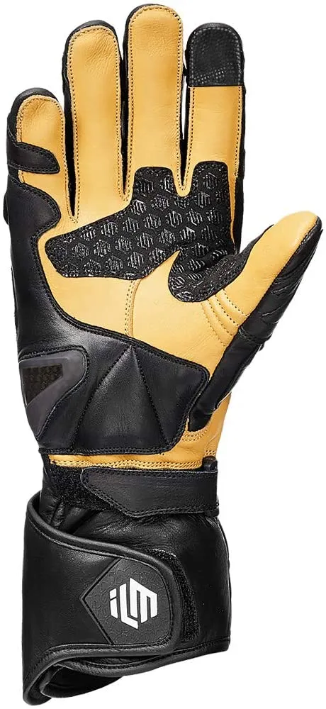 ILM Leather Motorcycle Gloves Model GIG01