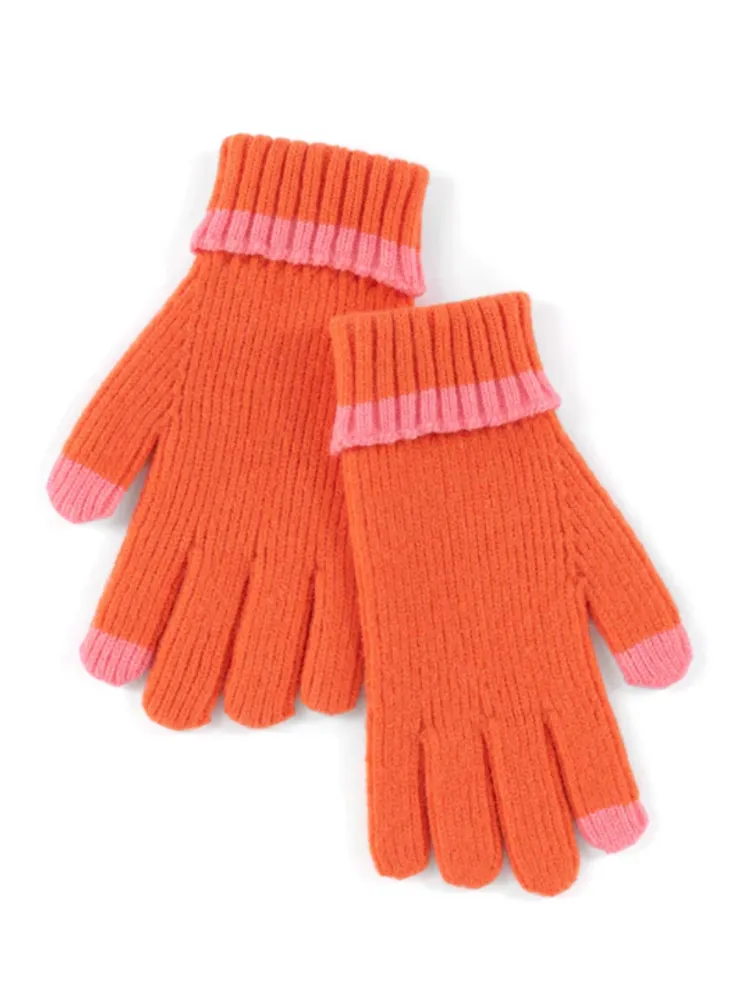 Joy Touchscreen Gloves - Orange