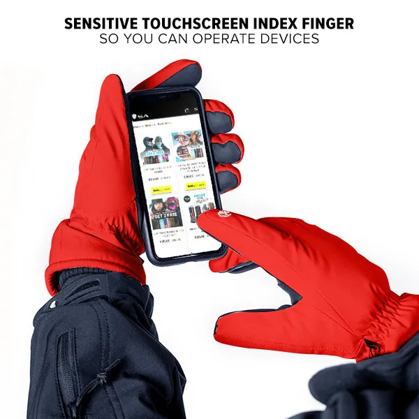 Kids Winter Gloves | Red