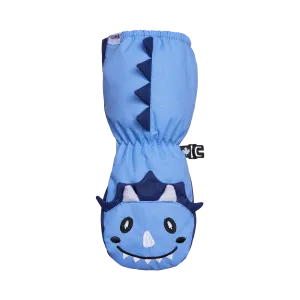 KOMBI Sherpa Animal Full-Zipped Mittens - Infants - Silky Dino