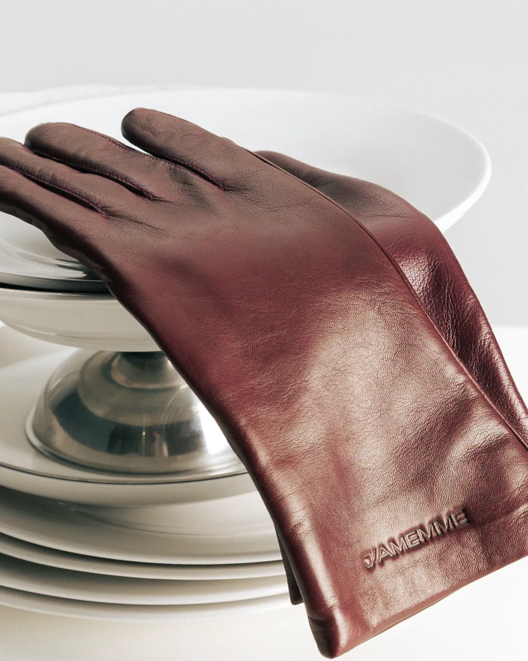MARSALA LEATHER GLOVES