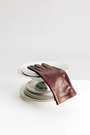 MARSALA LEATHER GLOVES