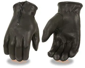 Men's Butter soft deer skin winter driving leather gloves with thermal lining inside