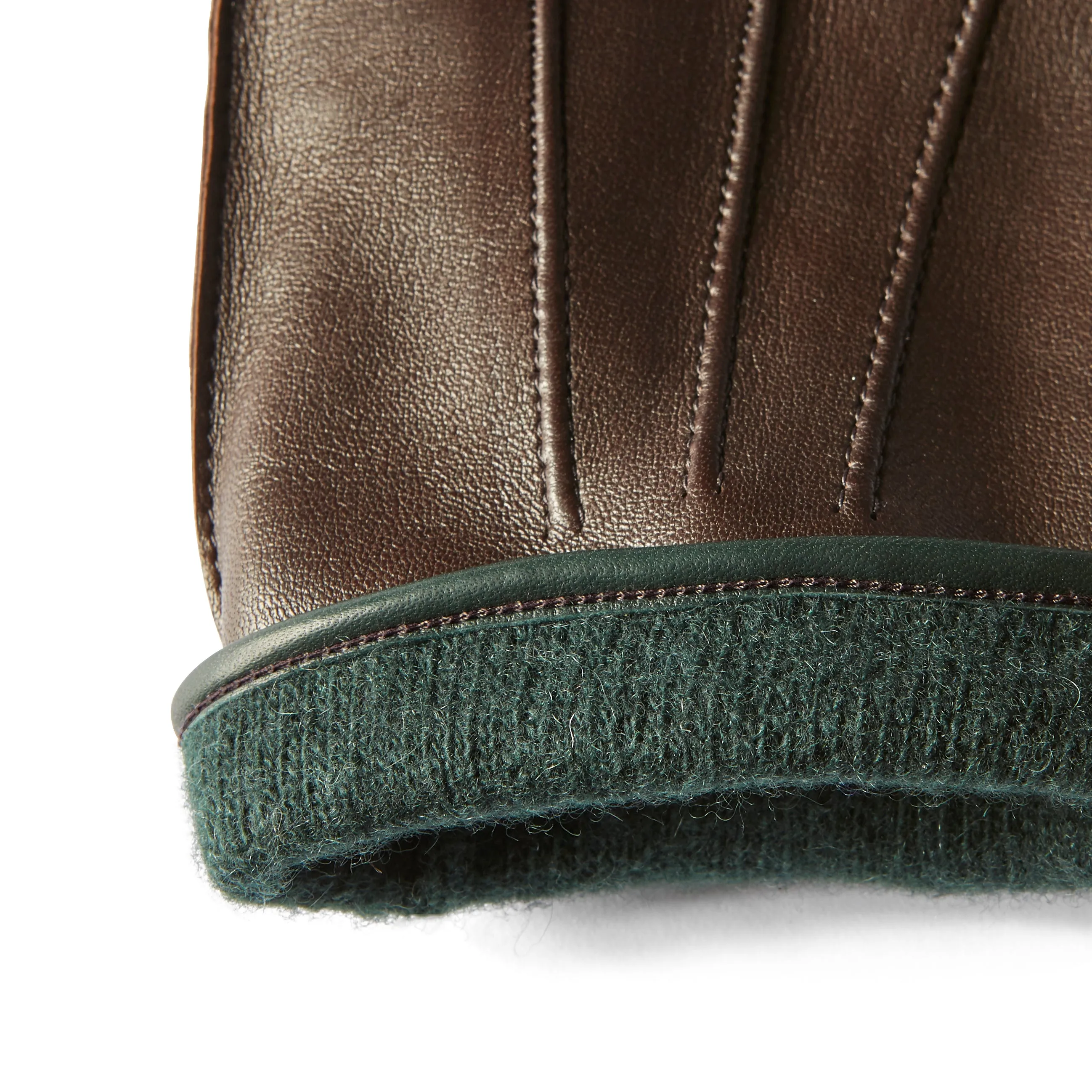 Nappa Touchscreen Leather in Espresso Brown