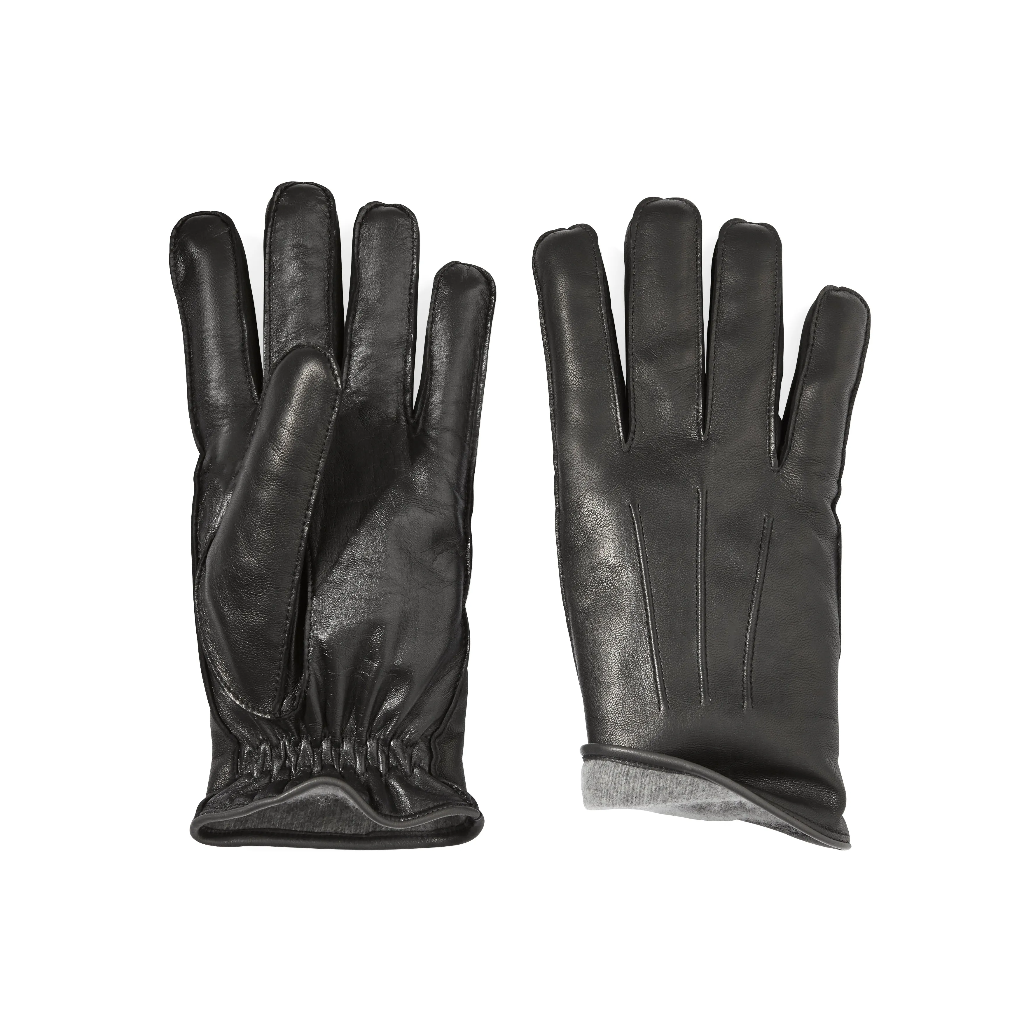 Nappa Touchscreen Leather in Notte Black