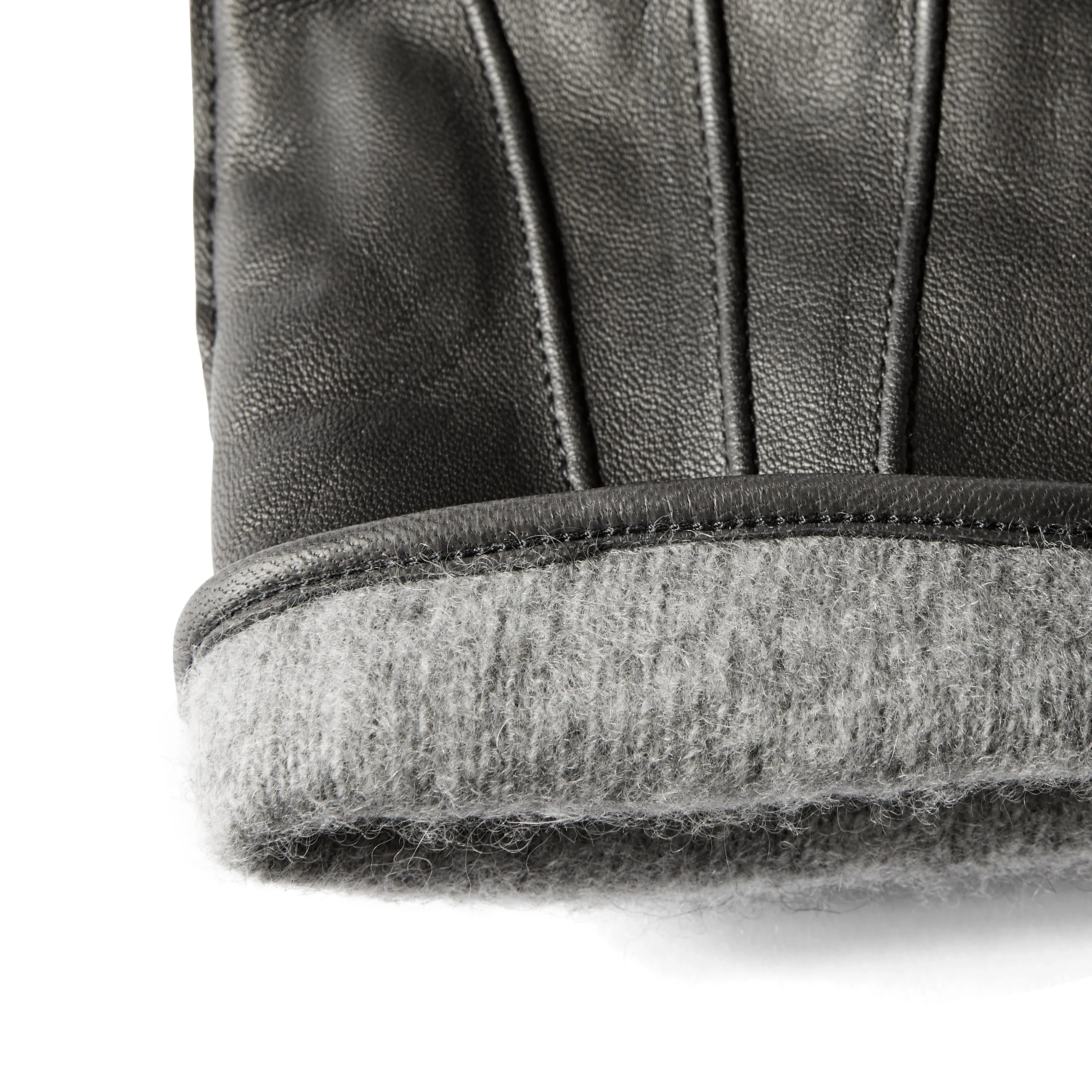 Nappa Touchscreen Leather in Notte Black