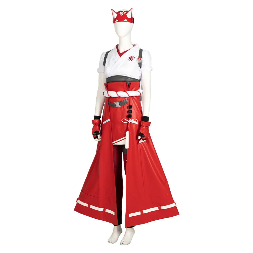 OW Kiriko Cosplay Costume Outfits Halloween Carnival Suit