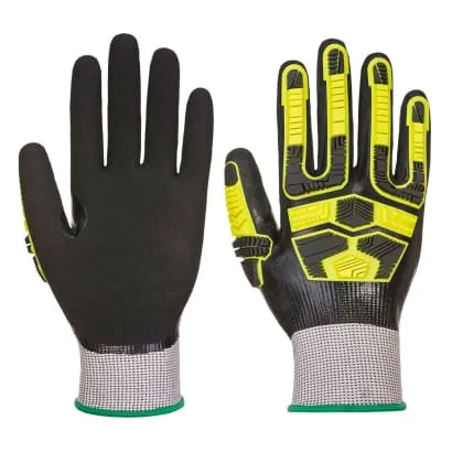 Portwest Waterproof HR Cut Level D Impact Glove Touchscreen Compatible -AP55