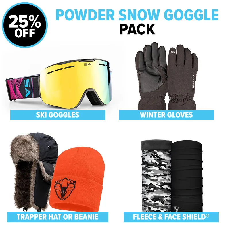 Powder Ski Goggle Pack
