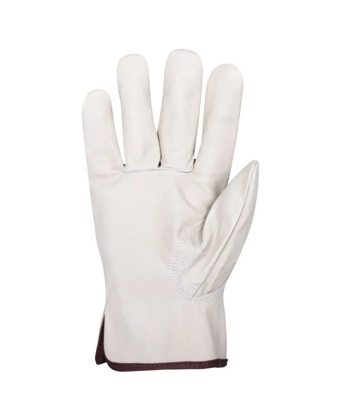 Premium Cowhide Driver's Gloves for Construction, Gardening & More – Durable, Comfortable, Adjustable Fit & Superior Grip