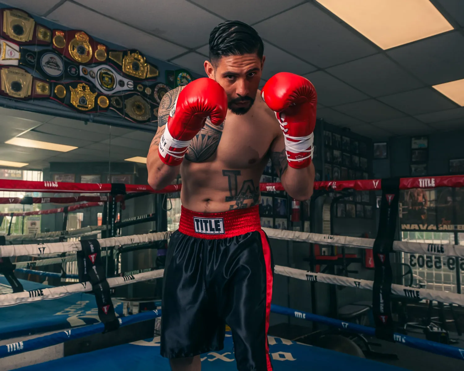 Pro Mex Combatiente Pro Fight Boxing Gloves