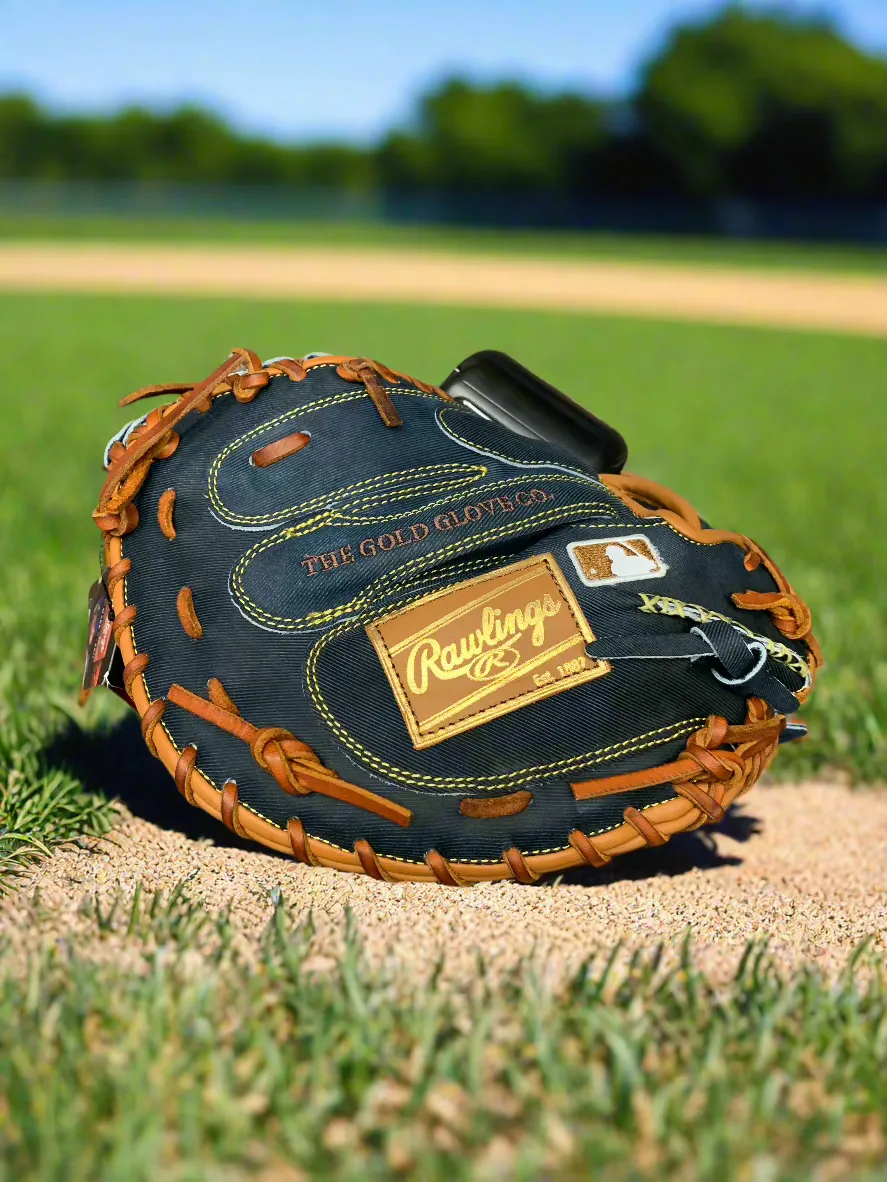 Rawlings Pro Label Denim Heart of the Hide 34" PROCM43D Baseball Catchers Mitt