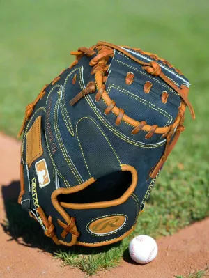 Rawlings Pro Label Denim Heart of the Hide 34" PROCM43D Baseball Catchers Mitt