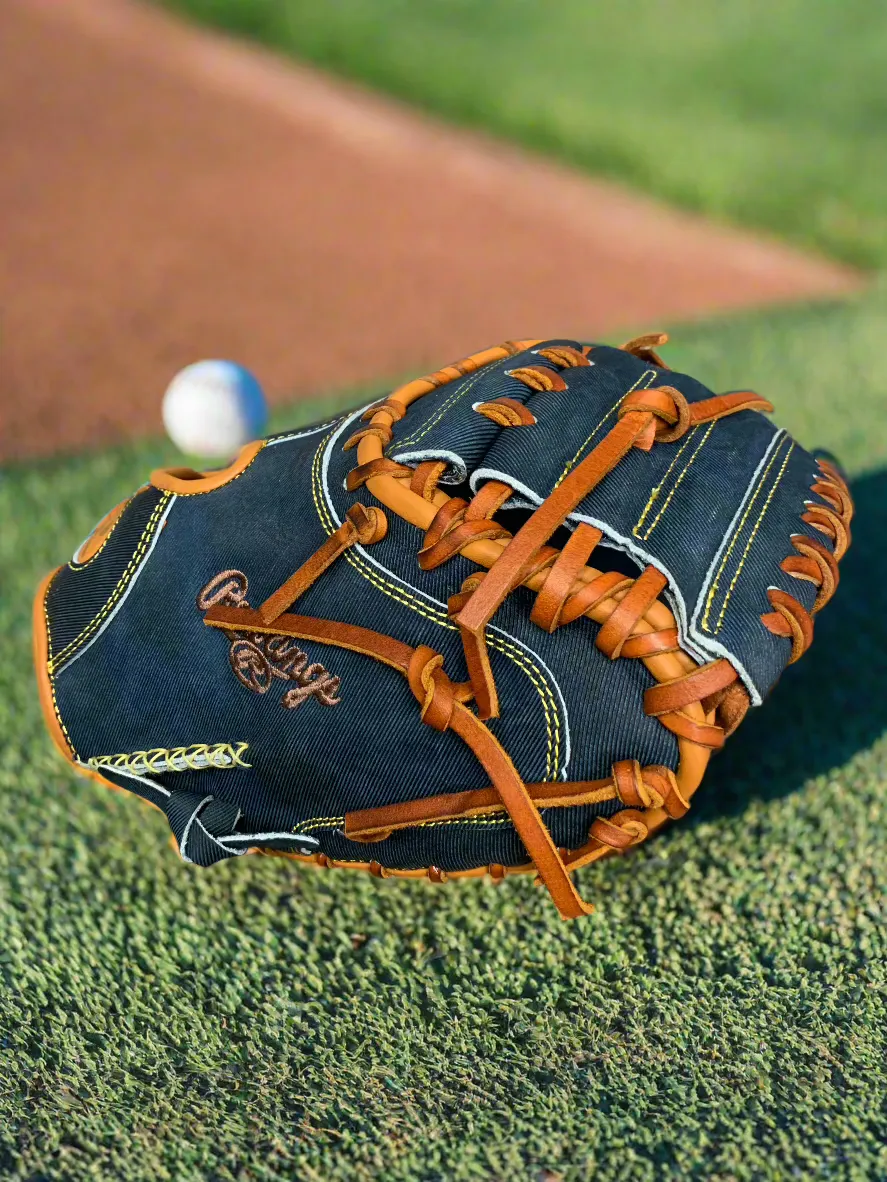 Rawlings Pro Label Denim Heart of the Hide 34" PROCM43D Baseball Catchers Mitt