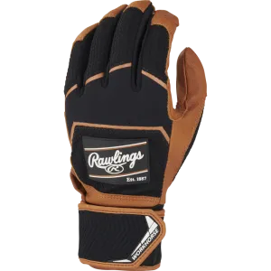 Rawlings Workhorse Adult Batting Gloves with Compression Strap: WHC2BG