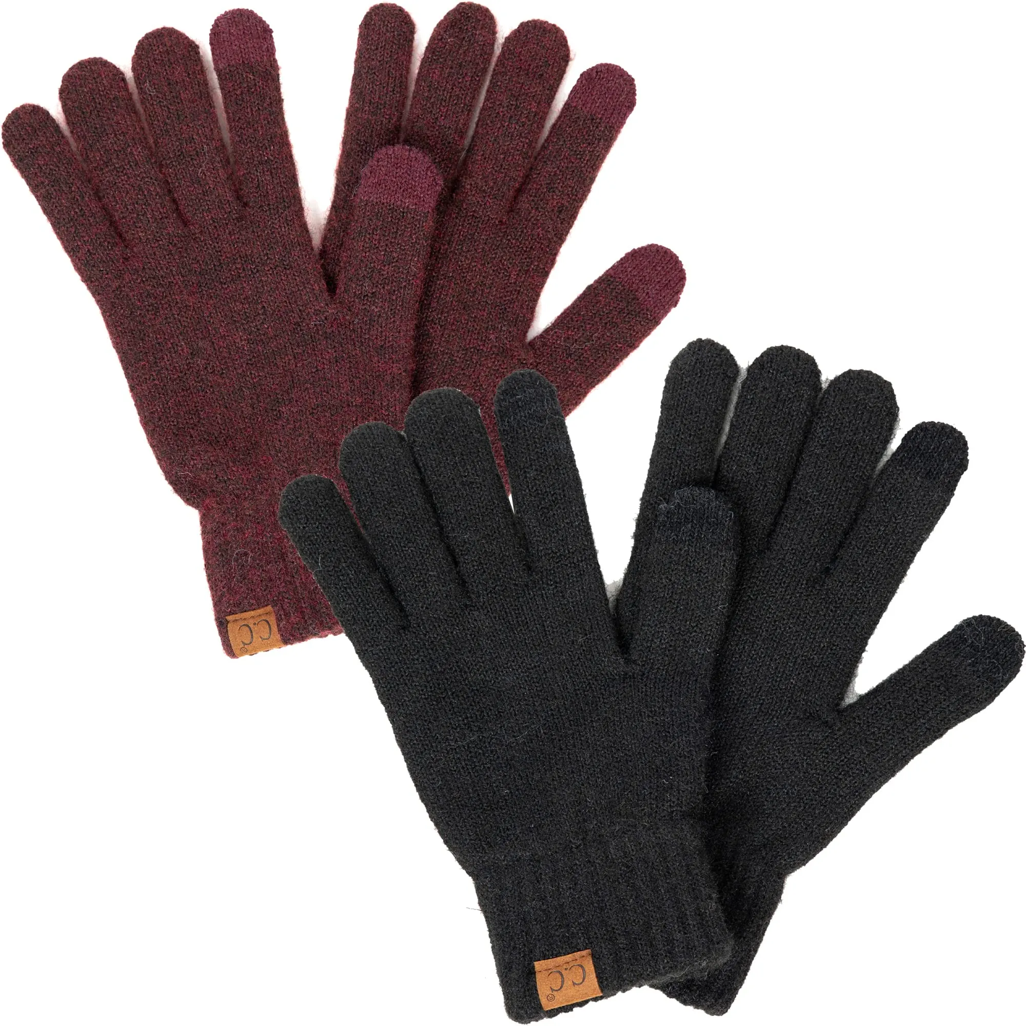 Recycled Yarn Smart Tip Gloves by Funky Junque