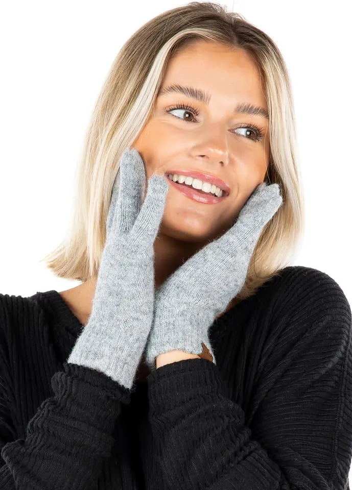 Recycled Yarn Smart Tip Gloves by Funky Junque