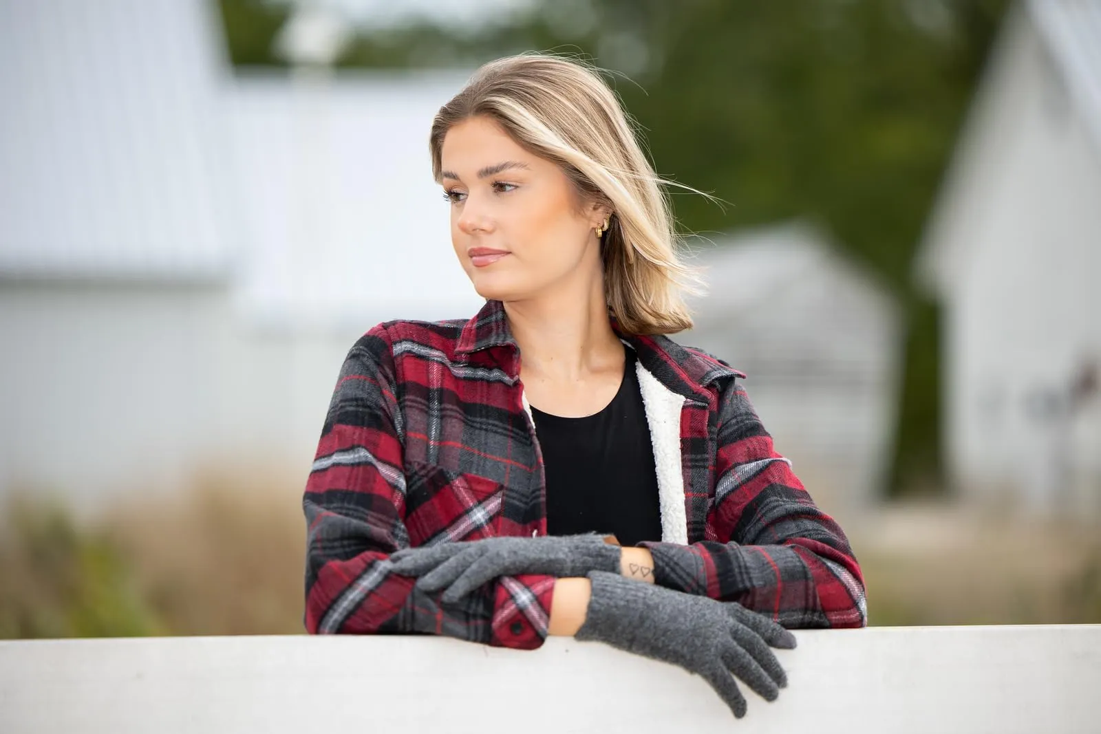Recycled Yarn Smart Tip Gloves by Funky Junque