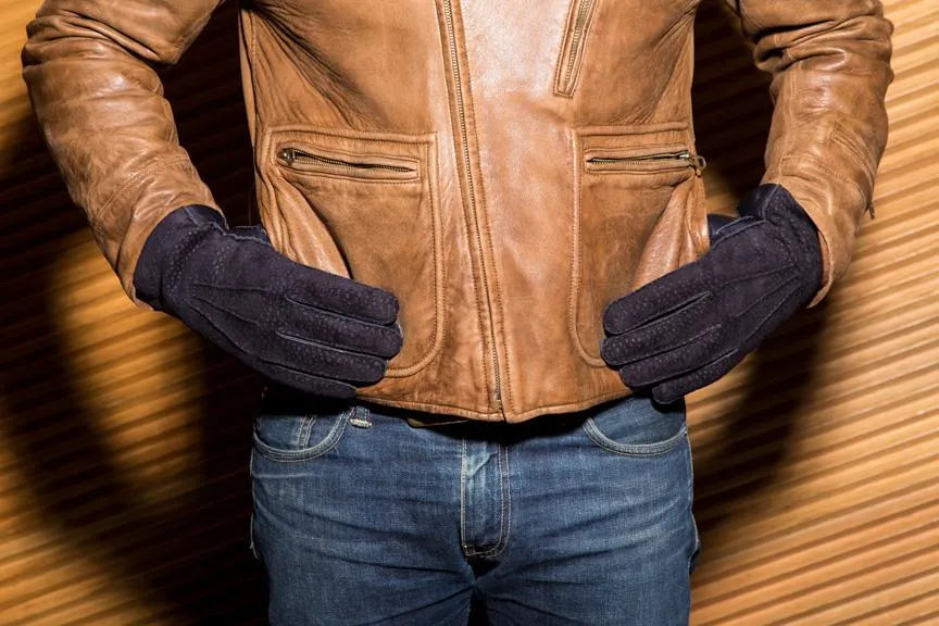 Royce Carpincho Glove/Navy