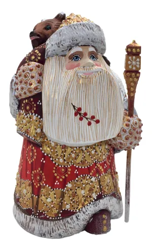 Russian Grandfather Frost with a Bear
