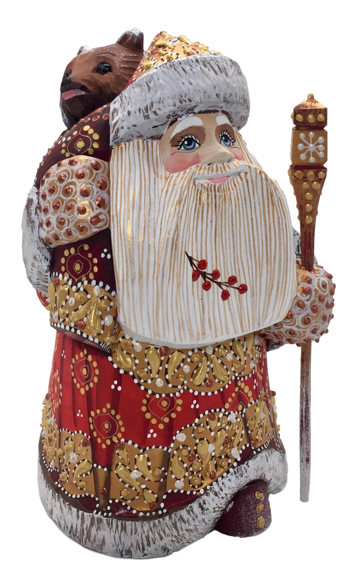 Russian Grandfather Frost with a Bear